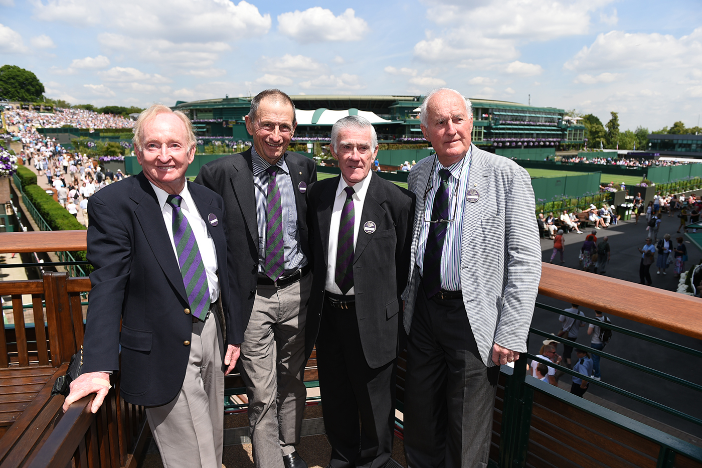 Rod Laver, Ashley Cooper, Ken Rosewall and Neale Fraser