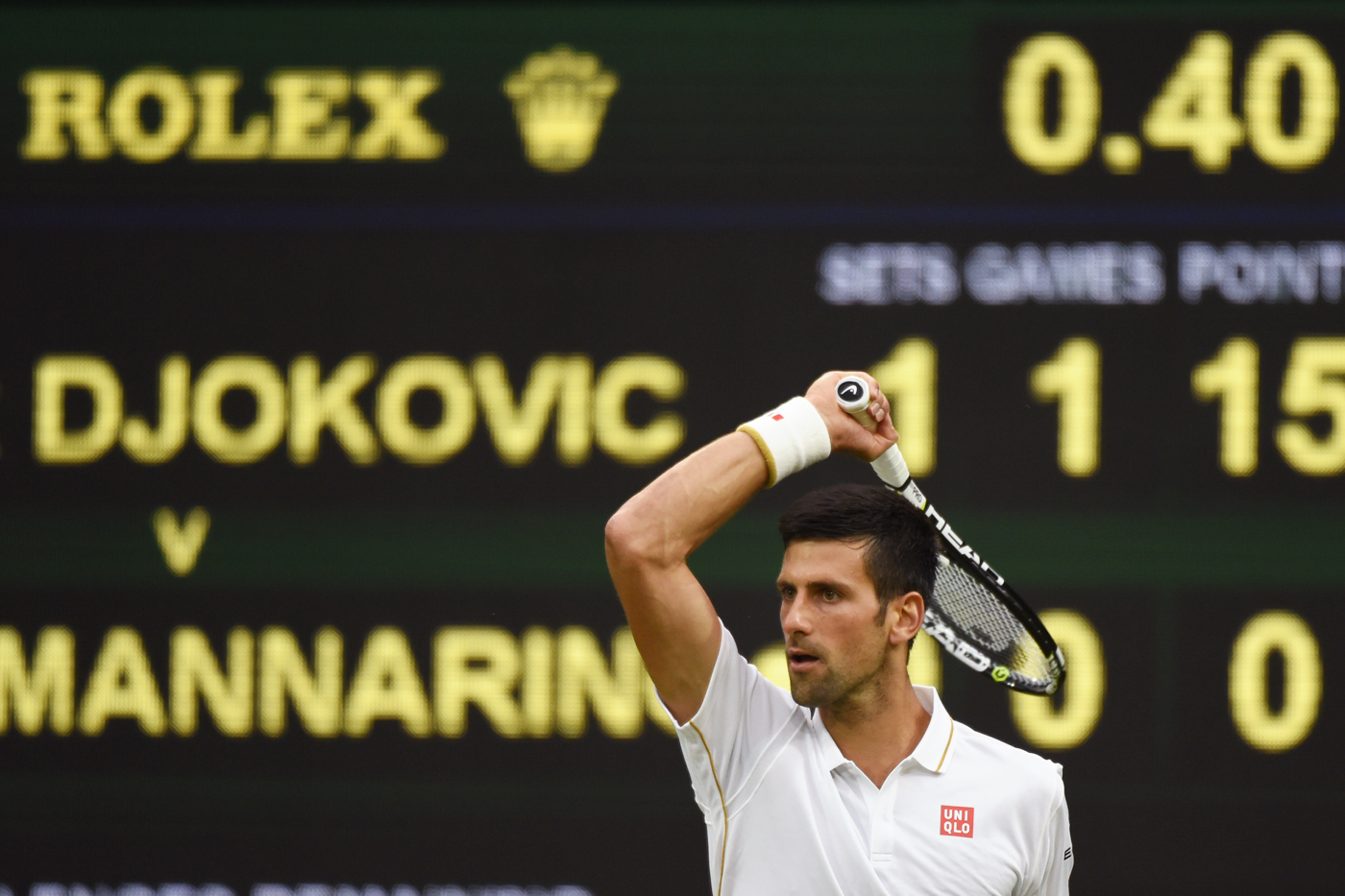 Centre Court: Djokovic vs. Mannarino