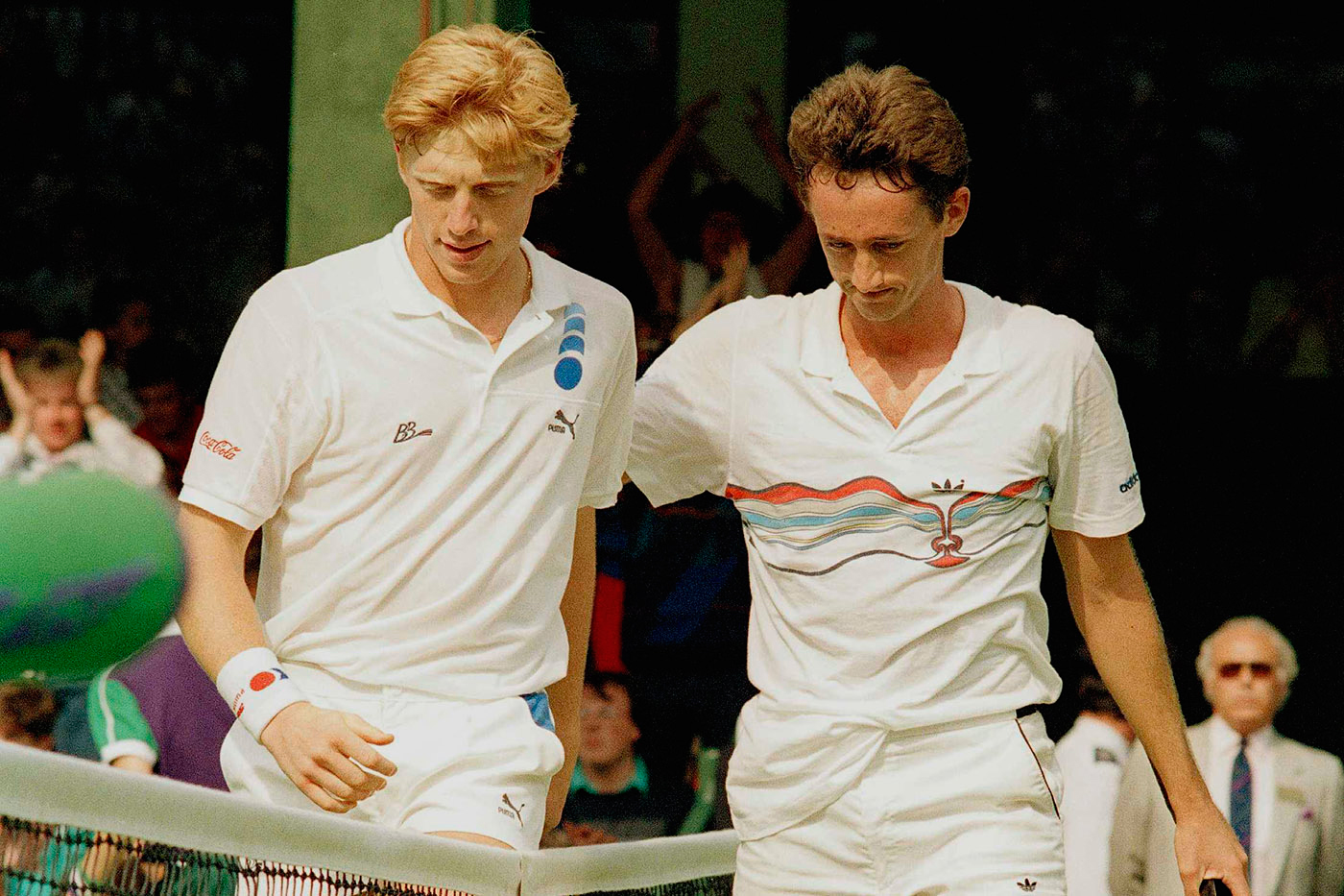Peter Doohan beats Boris Becker at Wimbledon in 1987
