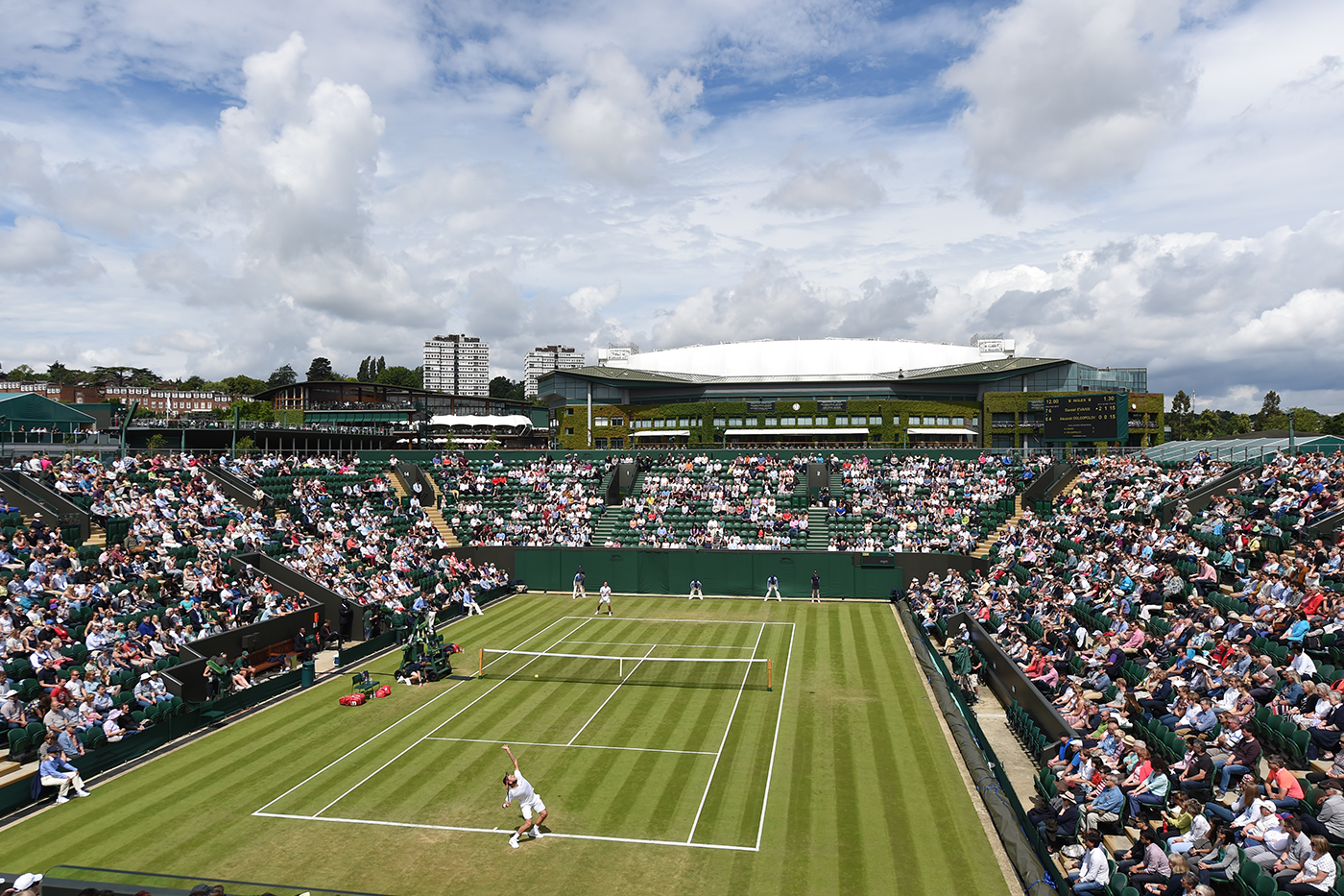 Showtime: Action from the show courts on day 4