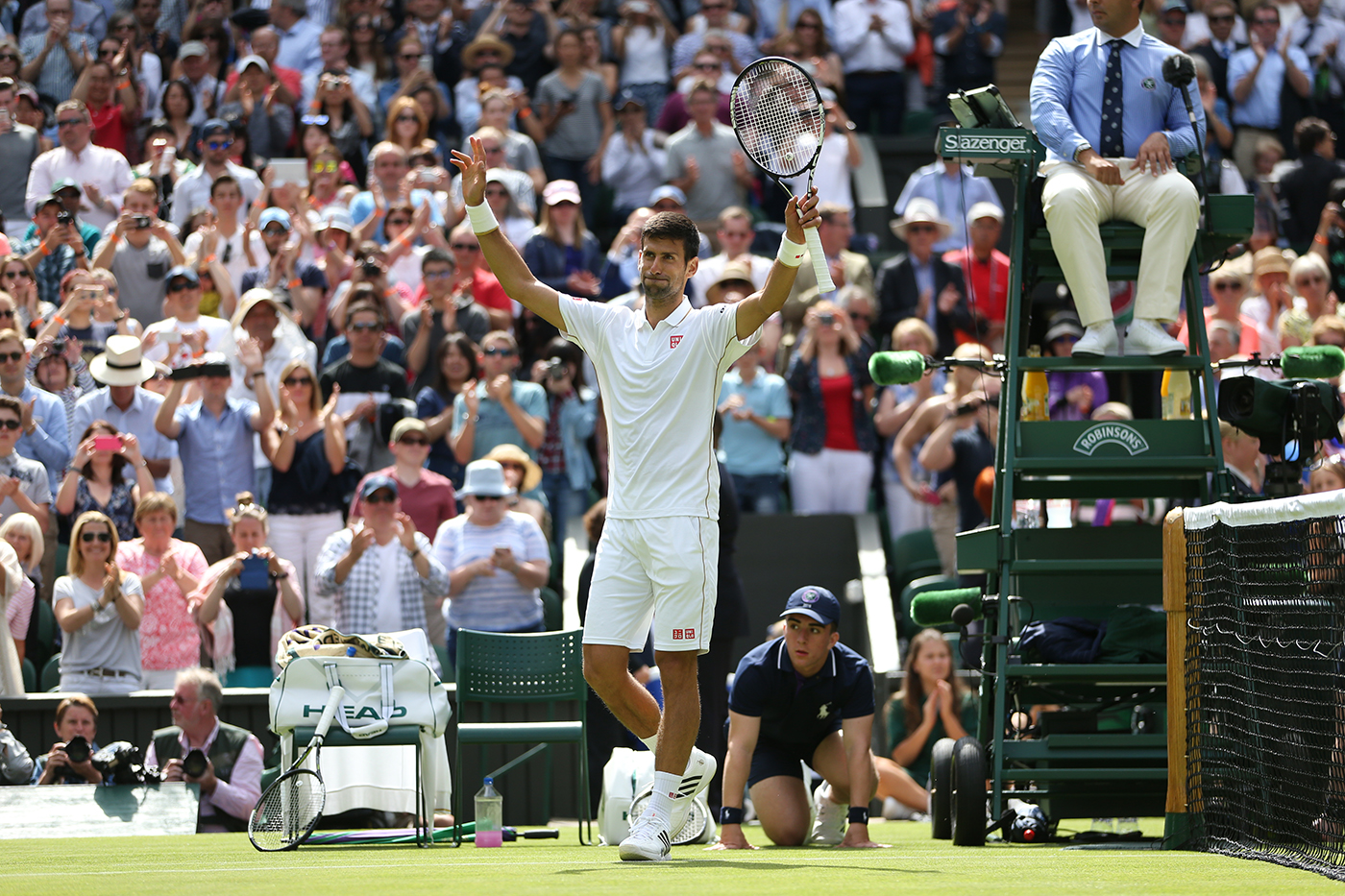 Day one action: Centre Court