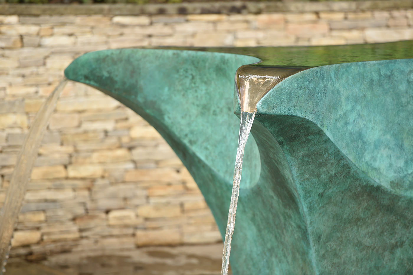 The 'Alchemilla' bronze sculpture by William Pye