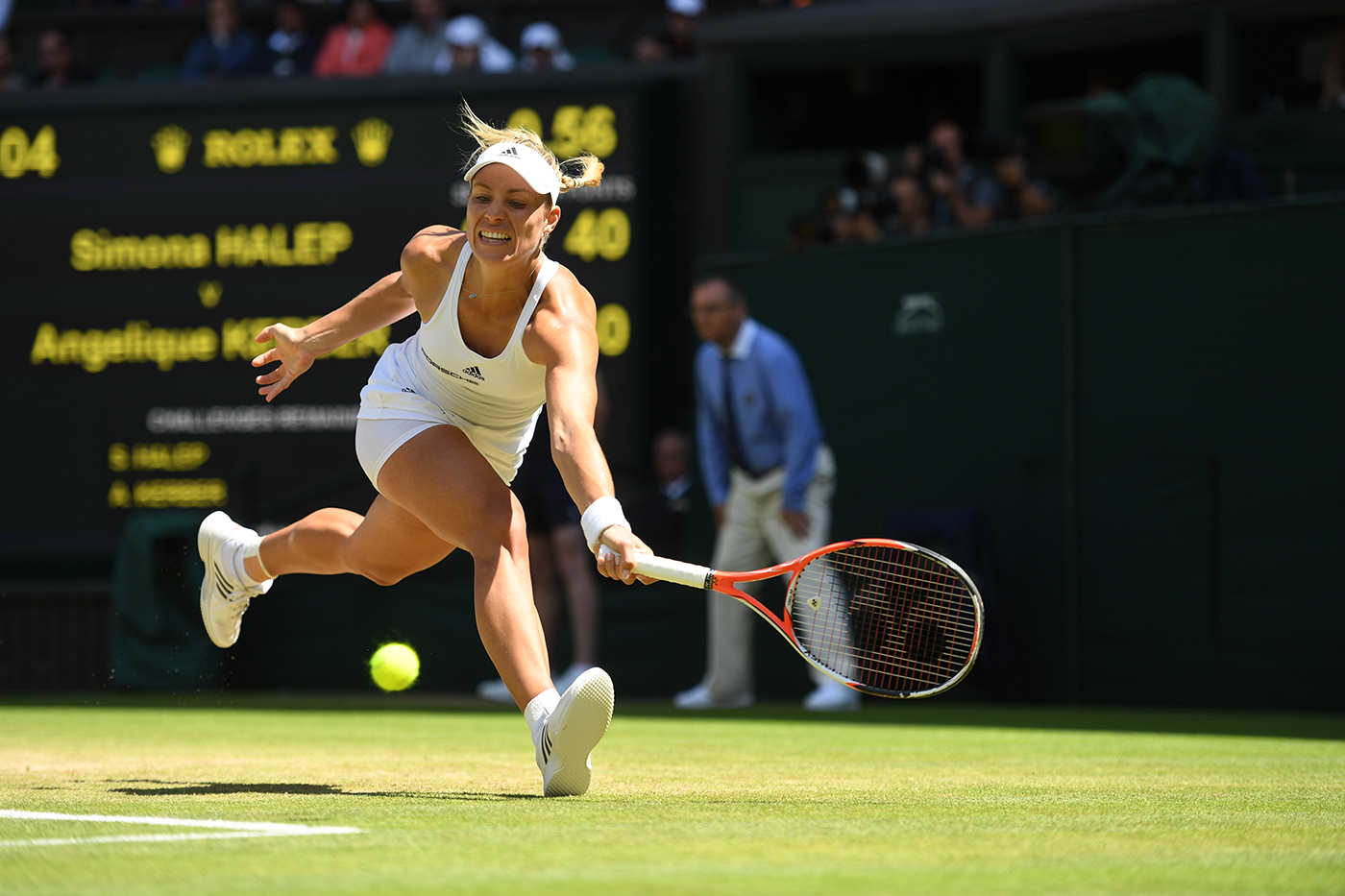 Kerber into semis without dropping a set