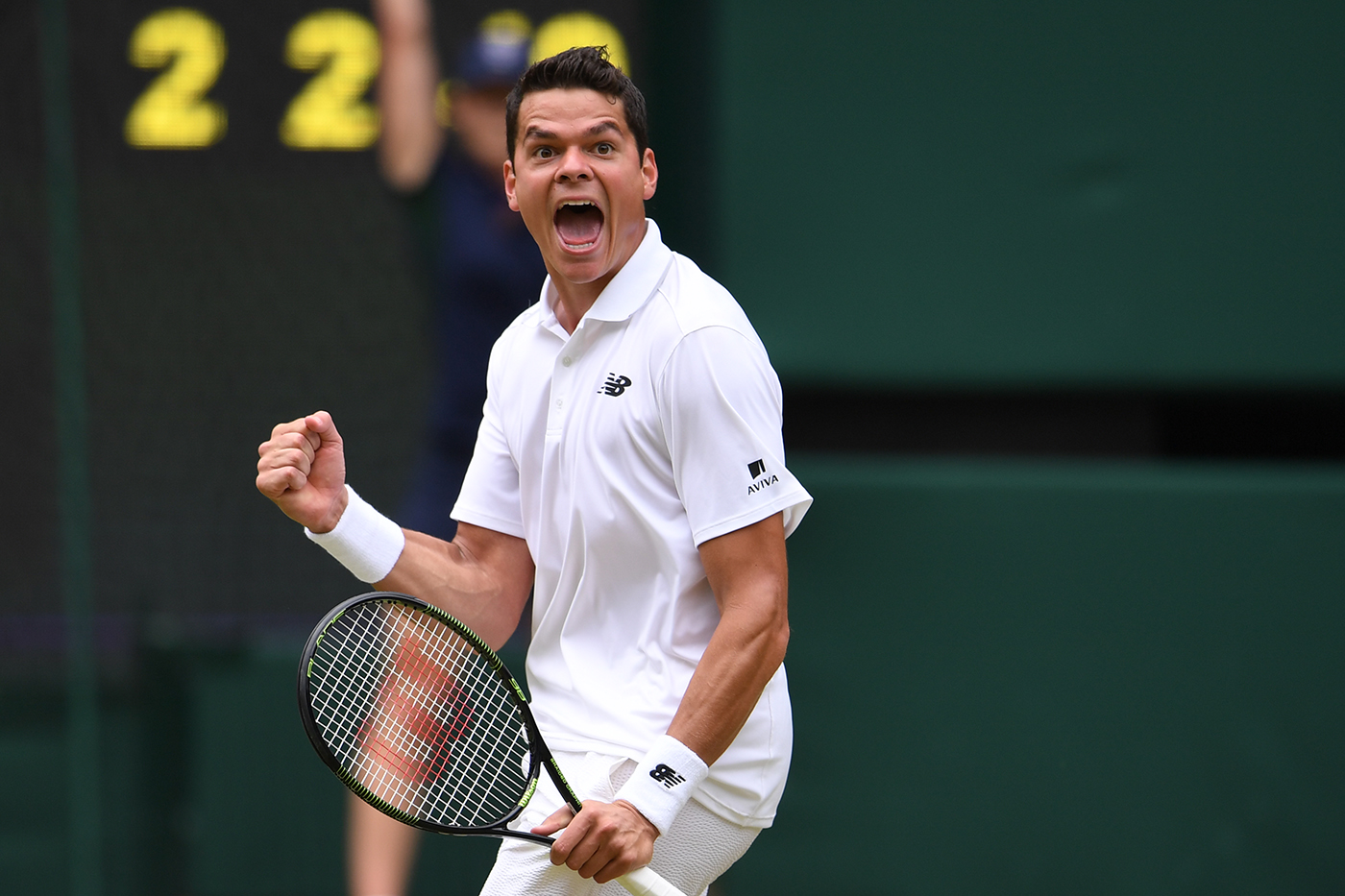 Gentlemen's Semi-final: Raonic defeats Federer