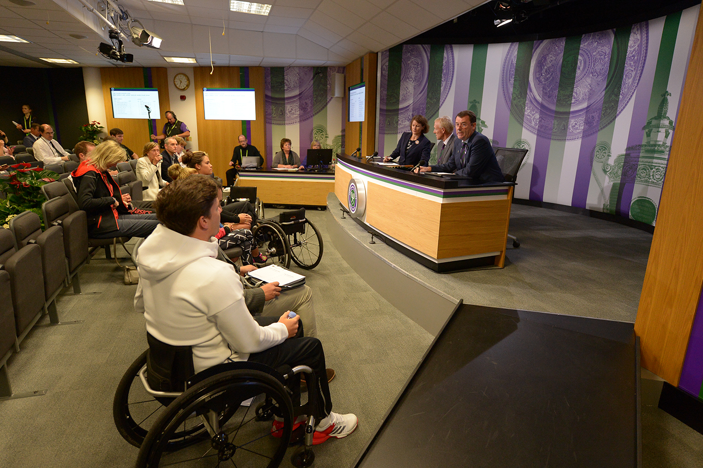 The draw for the inaugural Ladies’ and Gentlemen’s Wheelchair Singles at The Championships takes place on the morning of Day Eight.