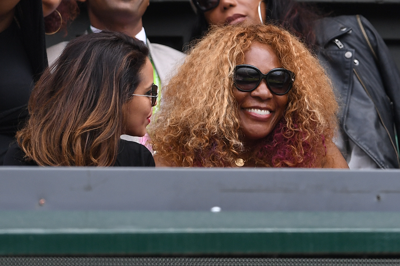 Mum's the word as Serena marches on