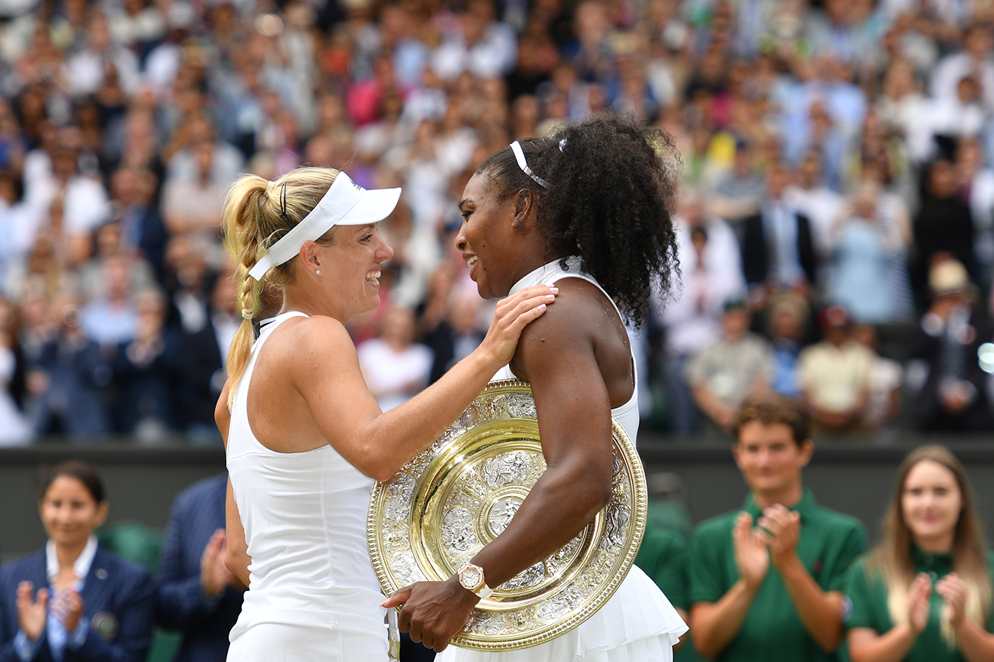 Kerber plays her part in Serena's landmark win