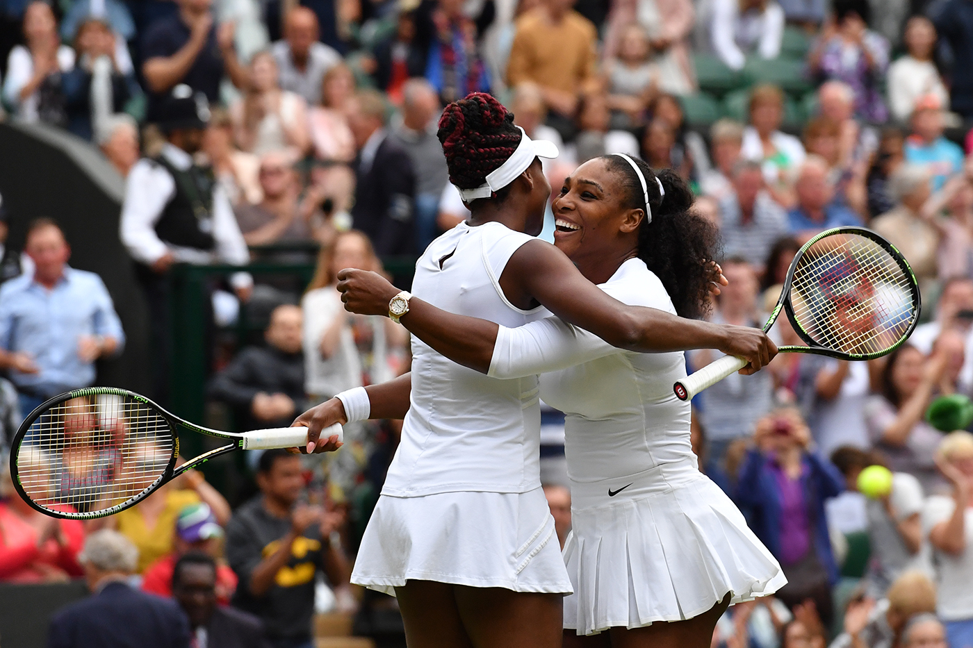 Venus and Serena Williams Ladies' Doubles Champions