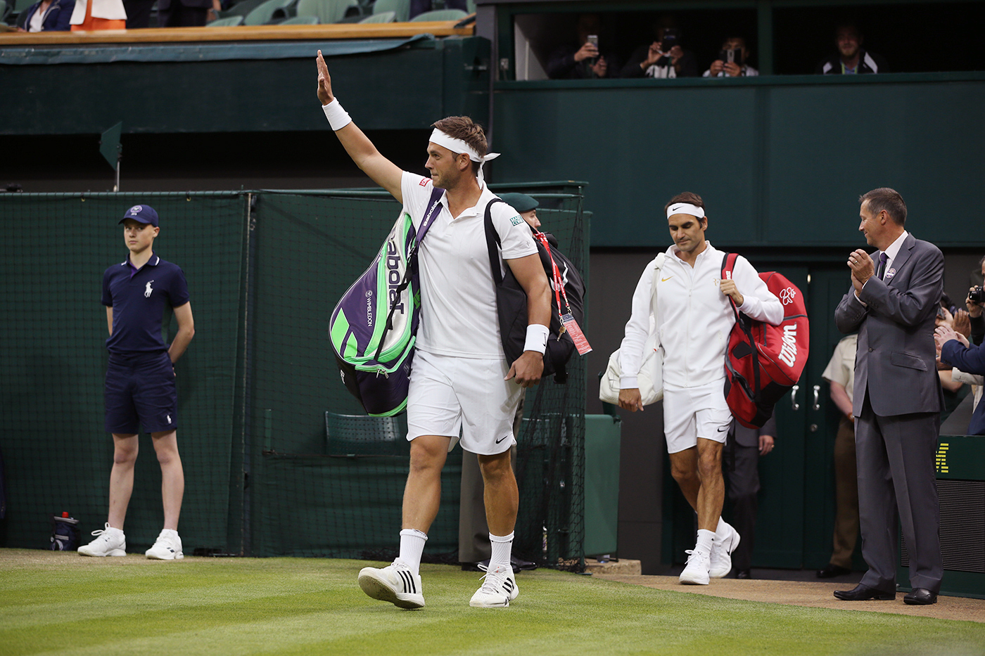 Centre Court: Federer vs. Marcus Willis
