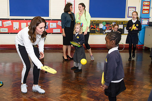 HRH The Duchess of Cambridge visits the WJTI