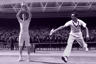 Andy Murray and Fred Perry united for Champions' Raffle