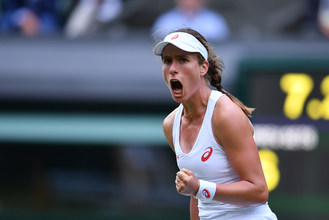 Wimbledon defeat features on Konta's highlight reel